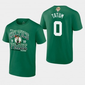 Boston Celtics 2022 Eastern Conference Champions Jayson Tatum T-shirt Kelly Green