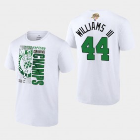 2022 Eastern Conference Champions Robert Williams III Boston Celtics T-shirt Locker Room White