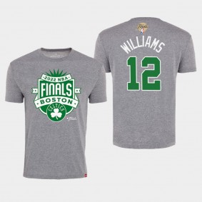 2022 NBA Finals Grant Williams Boston Celtics T-shirt Gray