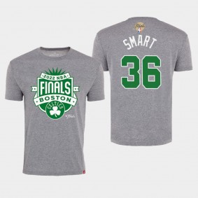 2022 NBA Finals Marcus Smart Boston Celtics T-shirt Gray