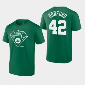 2022 NBA Playoffs Boston Celtics Al Horford Kelly Green T-shirt Tip Off