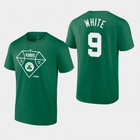 2022 NBA Playoffs Boston Celtics Derrick White Kelly Green T-shirt Tip Off