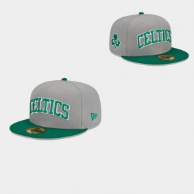 Boston Celtics 59FIFTY Fitted City Edition 75th Hat Gray