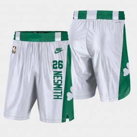 Boston Celtics Aaron Nesmith NBA 75th Classic Edition Shorts White