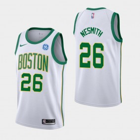 Boston Celtics Aaron Nesmith City Edition Swingman Jersey White
