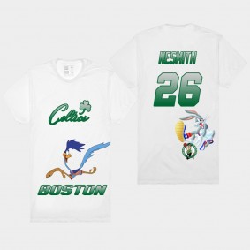 Aaron Nesmith Boston Celtics Space Jam x NBA T-Shirt White