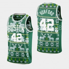 Boston Celtics Christmas Night Al Horford Jersey Kelly Green