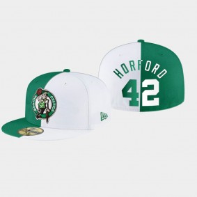 Boston Celtics Split White Green Al Horford Hat 59FIFTY Fitted