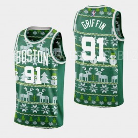 Boston Celtics #91 Blake Griffin 2022 Christmas Night Kelly Green Jersey