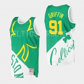 Boston Celtics MITCHELL & NESS Green Big Face 5.0 #91 Blake Griffin Tank Top