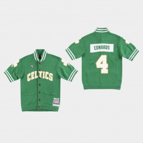 Carsen Edwards CLOT x M&N Boston Celtics Warm-Up Knit T-Shirt - Green
