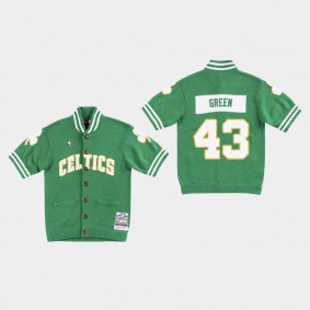 Javonte Green CLOT x M&N Boston Celtics Warm-Up Knit T-Shirt - Green