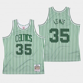 Striped Reggie Lewis Boston Celtics 2020 Independence Jersey - Green