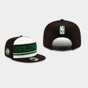 Striped Boston Celtics 9FIFTY Snapback Green Hat