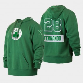Boston Celtics Pullover Bruno Fernando Big & Tall Hoodie Kelly Green