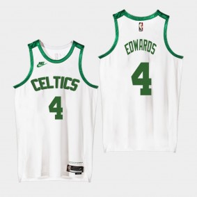 Boston Celtics Carsen Edwards Classic Edition Origins 75th anniversary Jersey White