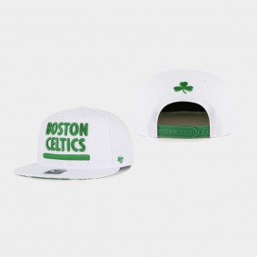 2021 City Edition Boston Celtics Captain White Hat