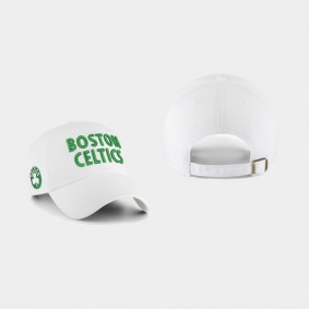 2021 City Edition Boston Celtics Clean Up White Hat