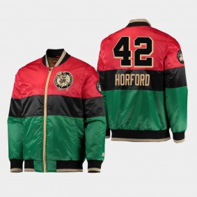 Al Horford Boston Celtics 75th Anniversary Green Black History Month Jacket