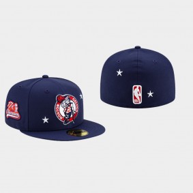 Americana Independence Day Boston Celtics New Era Fitted Navy Hat