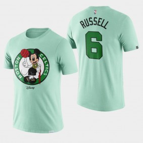 Boston Celtics Bill Russell Disney X NBA Mascot Crossover Green T-Shirt