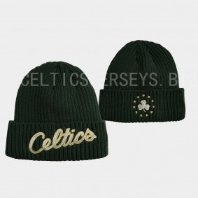 Boston Celtics Kelly Green Black Basic Beanie City Edition Knit Hat
