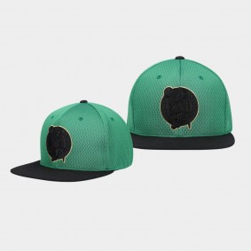 Gold Block Boston Celtics Snapback Kelly Green Hat