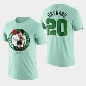 Boston Celtics Gordon Hayward Disney X NBA Mascot Crossover Green T-Shirt