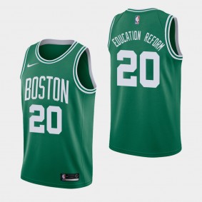 Gordon Hayward Boston Celtics Social Justice Icon Jersey Green