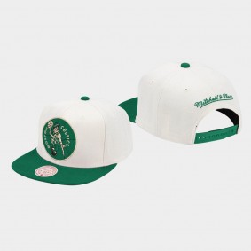 Hardwood Classics Boston Celtics Natural XL Snapback Cream Hat
