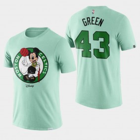 Boston Celtics Javonte Green Disney X NBA Mascot Crossover Green T-Shirt