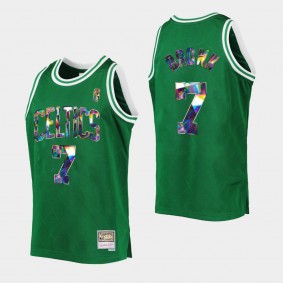 Boston Celtics Diamond Edition Retro Jaylen Brown Jersey Green