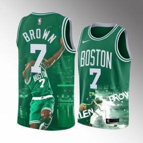 Jaylen Brown Stars of Game Boston Celtics #7 Green Jersey Fashion