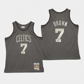 Jaylen Brown Metal Works Boston Celtics Jersey Gray