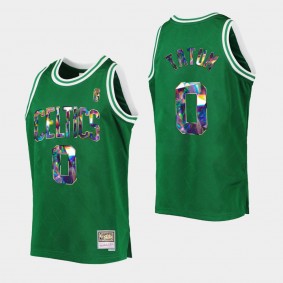Boston Celtics Diamond Edition Retro Jayson Tatum Jersey Green