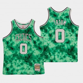 Jayson Tatum Galaxy Boston Celtics Jersey Green