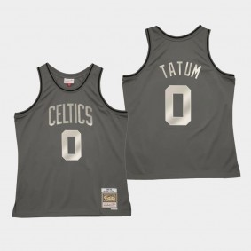 Jayson Tatum Metal Works Boston Celtics Jersey Gray