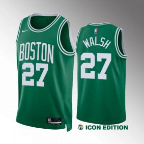 Jordan Walsh Boston Celtics #29 Green Jersey 2022-2023 Icon Edition 2023 NBA Draft
