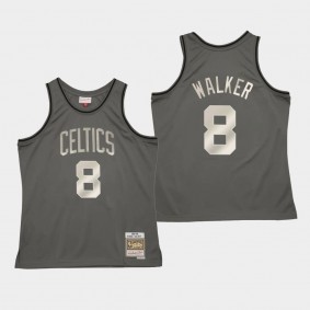 Kemba Walker Metal Works Boston Celtics Jersey Gray