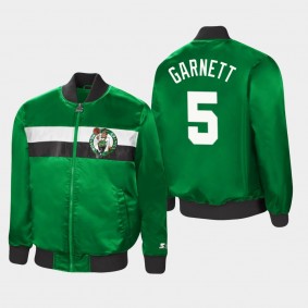 Kevin Garnett Boston Celtics The Ambassador Kelly Green Satin Jacket