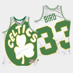 Larry Bird Big Face 2.0 Boston Celtics Jersey White