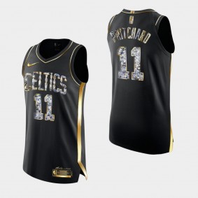 Boston Celtics #11 Payton Pritchard Diamond Edition Authentic Black Jersey
