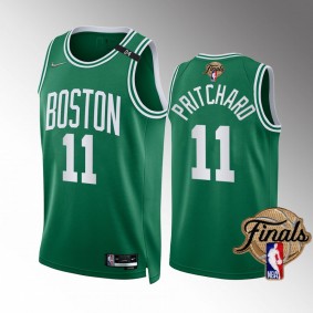 Payton Pritchard Boston Celtics 2022 NBA Finals Jersey Green #11 No.24 patch