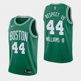 Robert Williams III Boston Celtics Orlando Return Respect Us Icon Jersey Green