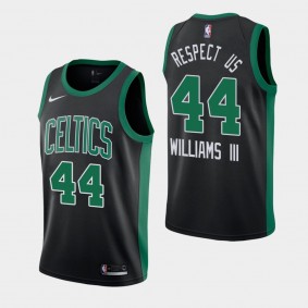Robert Williams III Boston Celtics Orlando Return Respect Us Statement Jersey Black