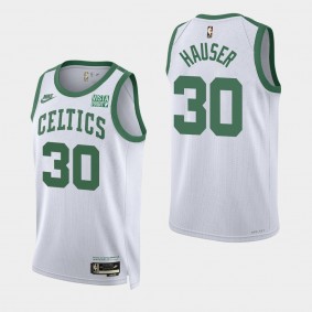 Boston Celtics Classic Edition Year Zero Sam Hauser Jersey White