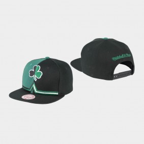 Shorts Split Boston Celtics Snapback Black Hat