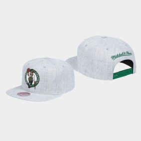 Team Logo Boston Celtics Snapback Heathered Gray Hat