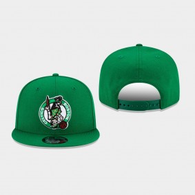 Upside Down Logo Boston Celtics Snapback Adjustable Green Hat
