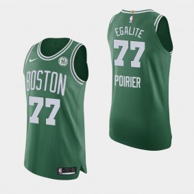 Vincent Poirier Boston Celtics Orlando Return Egalite Icon Authentic GE Patch Jersey Green